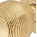 Hampstead Reeded Beehive Mortice Door Knob - 60mm Rose Diameter - Polished Brass