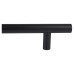 Exel 30mm T-Bar Door Pull Handle - Bolt Fix - 600mm Centres - Matt Black
