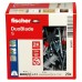 Fischer Duoblade Plug & Screws for Plasterboard - 8 x 44mm - Red & Grey - Pack of 20
