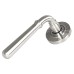 From The Anvil Satin Stainless Steel Door Handles on Round Beehive Rose - Newbury Range 