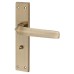 Exel Antique Brass Bathroom Door Handle - Norley Range - 200 x 42mm