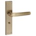 Exel Antique Brass Bathroom Door Handle - Norley Range - 200 x 42mm