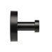 Croydex Epsom Flexi-Fix Single Robe & Towel Hook - 50.5 x 54 x 54mm - Matt Black