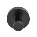 Croydex Epsom Flexi-Fix Single Robe & Towel Hook - 50.5 x 54 x 54mm - Matt Black