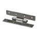 Olde Forge H Door Hinge - 84 x 34 x 2mm - Pewter - Pair