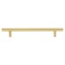 Exel 12mm T-Bar Cabinet Pull Handle - 128mm Centres - Satin Brass