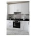 Exel Aluminium Kitchen Splashback - 900 x 750mm - Matt Light Wood Effect