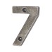 Olde Forge 78mm Screw Fix Door Numeral - 7 - Pewter