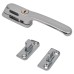Fab & Fix Craftsman Locking Casement Window Fastener - Reversible - Polished Chrome