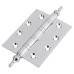Finial Washered Butt Door Hinge - 100 x 75 x 2mm - Polished Chrome - Pair