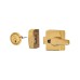 ERA Replacement Nightlatch - 40mm Backset - Polished Brass Case/Cylinder