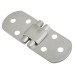 Counter Flap Cabinet Hinge - 80 x 30 x 2.5mm - Satin Chrome - Pair Counter Flap Cabinet Hinge - 80 x 30 x 2.5mm - Satin Chrome - Pair