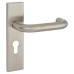 Exel Satin Stainless Steel 19mm Return to Door Euro Lock Door Handle - Square - 47.5mm c/c