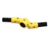 FibreRail Mid Rail - Key Clamp System - Adjustable Double - Yellow