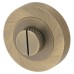 Jedo by Frelan Knurled Easy Bathroom Turn & Release - 50mm Diameter - Antique Brass