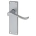 Exel Satin Chrome Budget Scroll Latch Door Handle - Mia Range - 153 x 42mm
