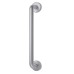 Exel 19mm D-Bar Door Pull Handle on Rose - Screw Fix - 150mm Centres - Satin Aluminium