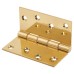 Jedo Quality Projection Hinge - 102 x 102 x 3mm - Polished Brass - Pair Jedo Quality Projection Hinge - 102 x 102 x 3mm - Polished Brass - Pair