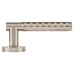 Exel Satin Nickel Diamond Door Handles on Round Rose - Luna Range 