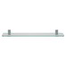 Croydex Sutton Glass Shelf - 500 x 115mm - Polished Chrome