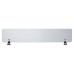 Croydex Sutton Glass Shelf - 500 x 115mm - Polished Chrome