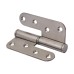 European Style Lift Off Butt Door Hinge - 100 x 89 x 3mm - Right Hand - Sat Stainless Steel - Pair 