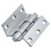 Cranked Ball Bearing Storm Proof Casement Window/Door Hinge - 75 x 3mm - Satin Chrome - Pair