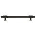 Hampstead Falmouth 12mm Knurled T-Bar Cabinet Pull Handle - 160mm Centres - Matt Black