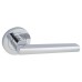 Exel Polished Chrome Door Handles on Round Rose - Sophia Range 
