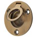 Exel Round Flush Ring Cabinet Pull Handle - 45mm Diameter - Antique Brass