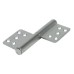 Flag Door Hinge - 127mm Length - Satin Stainless Steel - Pair