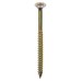 TIMCO Velocity Pozi Countersunk Wood Screws - 6.0 x 90mm - Yellow Zinc - Pack of 100
