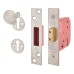 UNION 2101 5 Lever Deadlock - Keyed Alike Number KA1 - 77mm Case - 57mm Backset - Satin Chrome