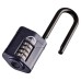 Squire Combination All Weather Extra Long Shackle Padlock - 50mm Body - 22 x 63mm Shackle - Blue