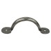 Olde Forge Bean D-Bar Door Pull Handle - Screw Fix - 75mm Centres - Pewter