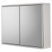 Croydex Simplicity Bathroom Cabinet - Double Door - 450 x 600 x 140mm