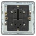 Knightsbridge 10AX 1 Gang Screwless Flat Plate Intermediate Toggle Light Switch - Antique Brass