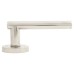 Exel Polished Nickel Door Handles on Round Rose - Ella Range 