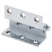 Cranked Ball Bearing Storm Proof Casement Window/Door Hinge - 64 x 2.5mm - Polished Chrome - Pair