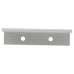 Exel Vora Lipped Edge Cabinet Pull Handle - 32mm Centres - Brushed Aluminium