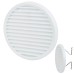 Clip Fit Round Vent - 156 x 13.5mm - 8900mm² Free Air Flow - White Plastic