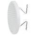 Clip Fit Round Vent - 156 x 13.5mm - 8900mm² Free Air Flow - White Plastic