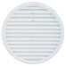 Clip Fit Round Vent - 156 x 13.5mm - 8900mm² Free Air Flow - White Plastic