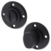 Burlington BUR81 by Frelan Bathroom Turn & Release with Plain Rose - 53mm Diameter - Matt Black