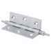 Finial Washered Butt Door Hinge - 75 x 50 x 2mm - Satin Chrome - Pair