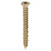 TIMCO Concrete Screw - Countersunk - Yellow Passivated - 7.5 x 60mm - Pack of 100