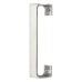 Exel Modern Offset Door Pull Handle - Screw Fix - 180mm Centres - Satin Chrome