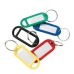 Key Ring Tag - 48 x 21mm - Assorted Colours - Pack of 50
