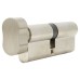 Yale 6 Pin 95mm Euro Thumbturn Cylinder - 45mm Turn + 50mm - Satin Nickel - Keyed to Differ