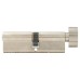 Yale 6 Pin 95mm Euro Thumbturn Cylinder - 45mm Turn + 50mm - Satin Nickel - Keyed to Differ